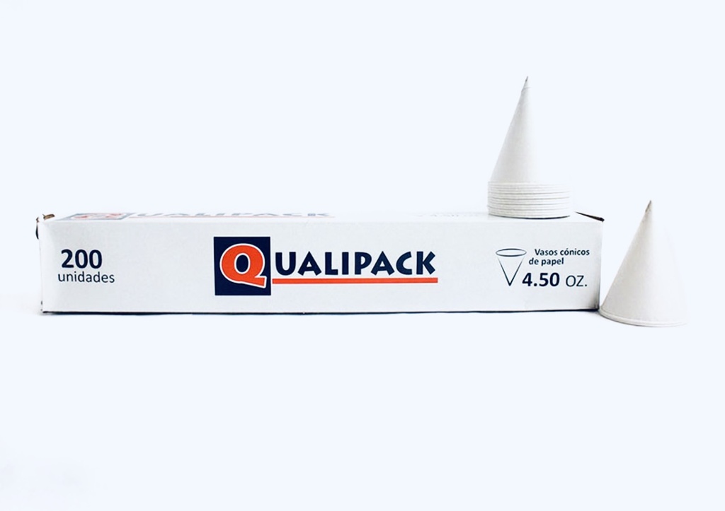 VASO CONICO DE PAPEL 200´S