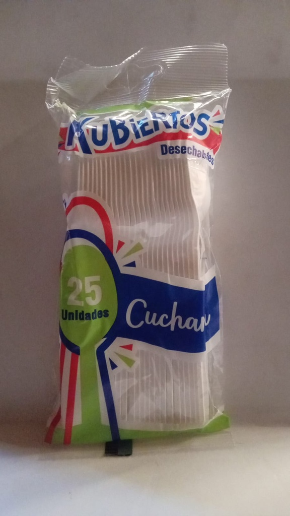 CUCHARA BLANCA KUBIERTOS 25'S