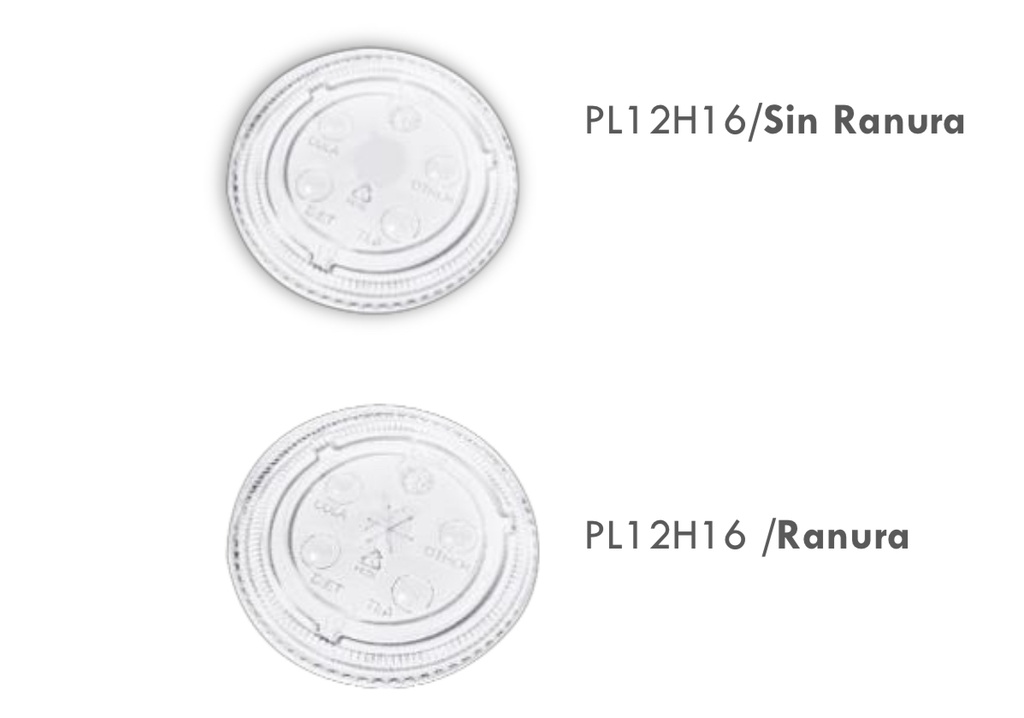 TAPADERA TRANSPARENTE 16 OZ PLASTIFAR