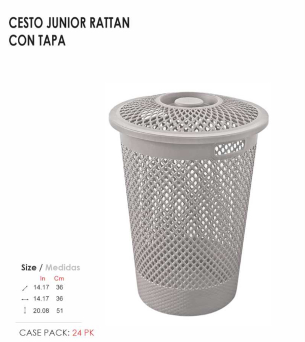 CESTO REDONDO COLOR SURT