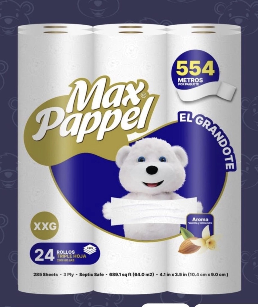 PAPEL HIGIENICO MAX PAPEL 24/1