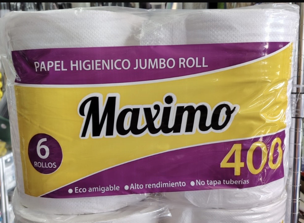 PAPEL HIGIENICO JUMBO ROLL MAXIMO 6´S