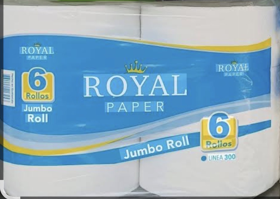 HIGIENICO JUMBO ROLL ROYAL 300M/6'S