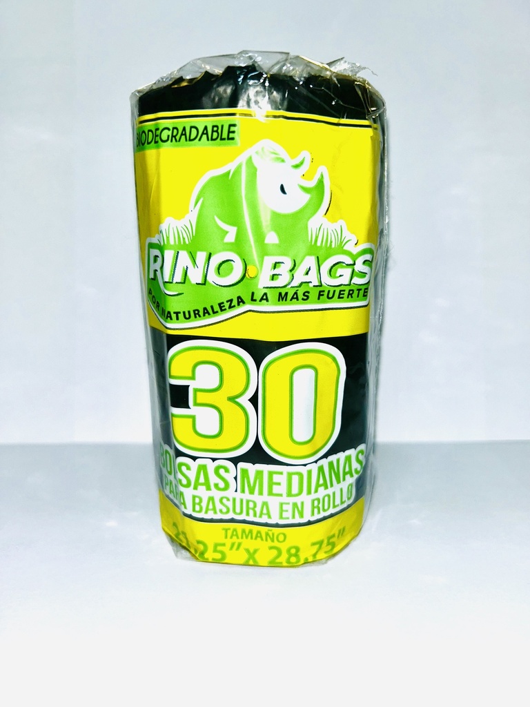 BOLSA ROLL RINO BAGS MEDIANA 30´S