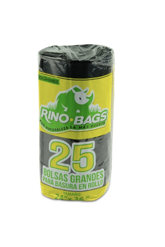 BOLSA ROLL RINO BAGS GRANDE 25´S