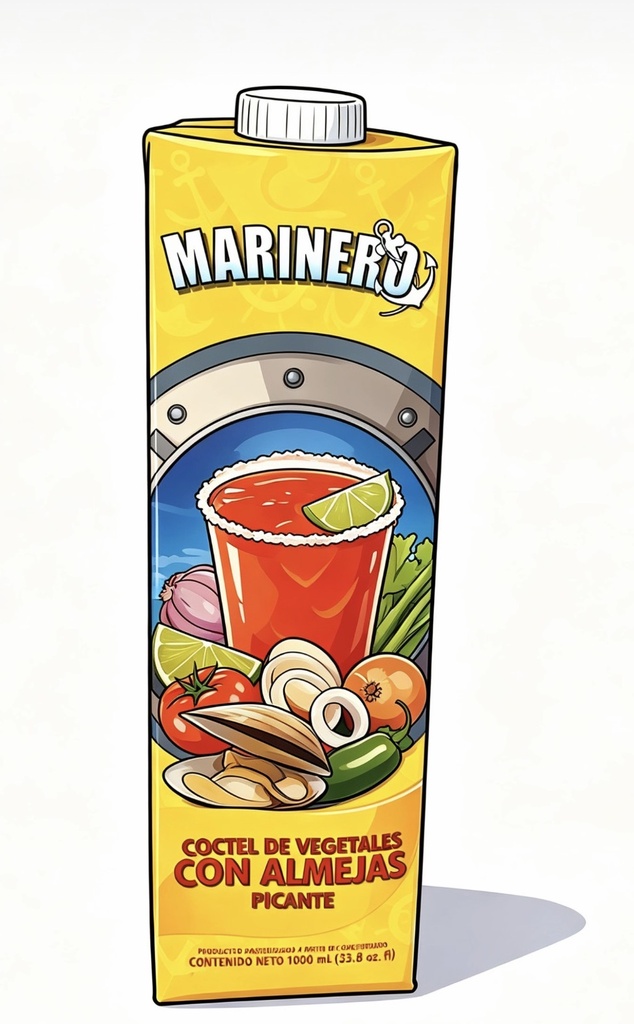 COCTEL MARINERO C/ALMEJAS PICANTE 1000ML