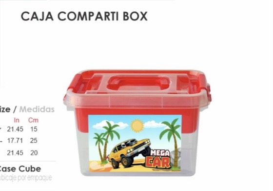 KIT CAJA COMPARTI BOX GRANDE