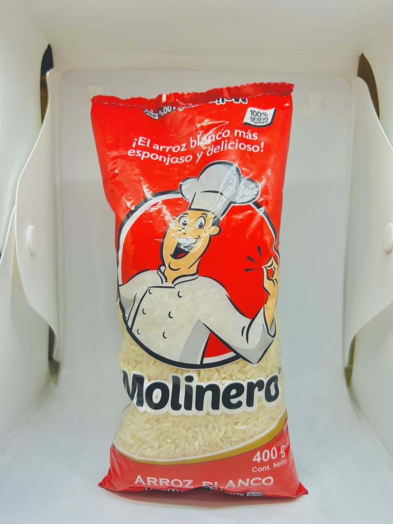 ARROZ MOLINERO 400 G BLANCO