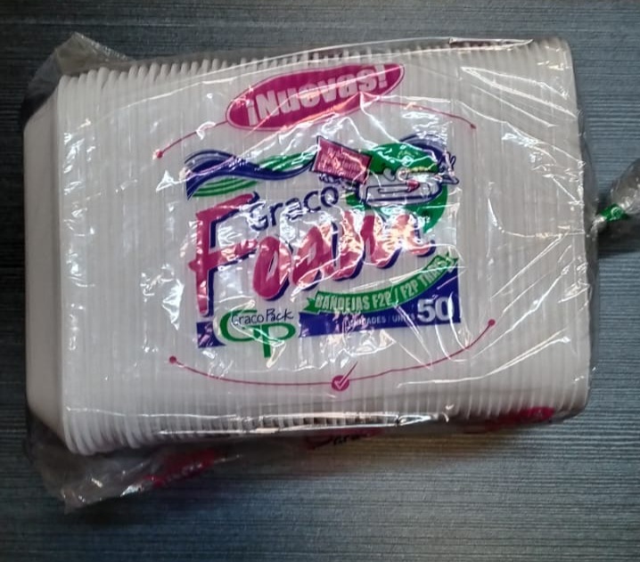 BANDEJA GRACO FOAM 2P BLANCA 50´S