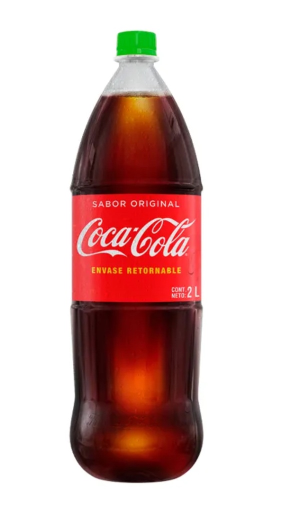 COCA COLA 2 LTS RETORNABLE/8´S