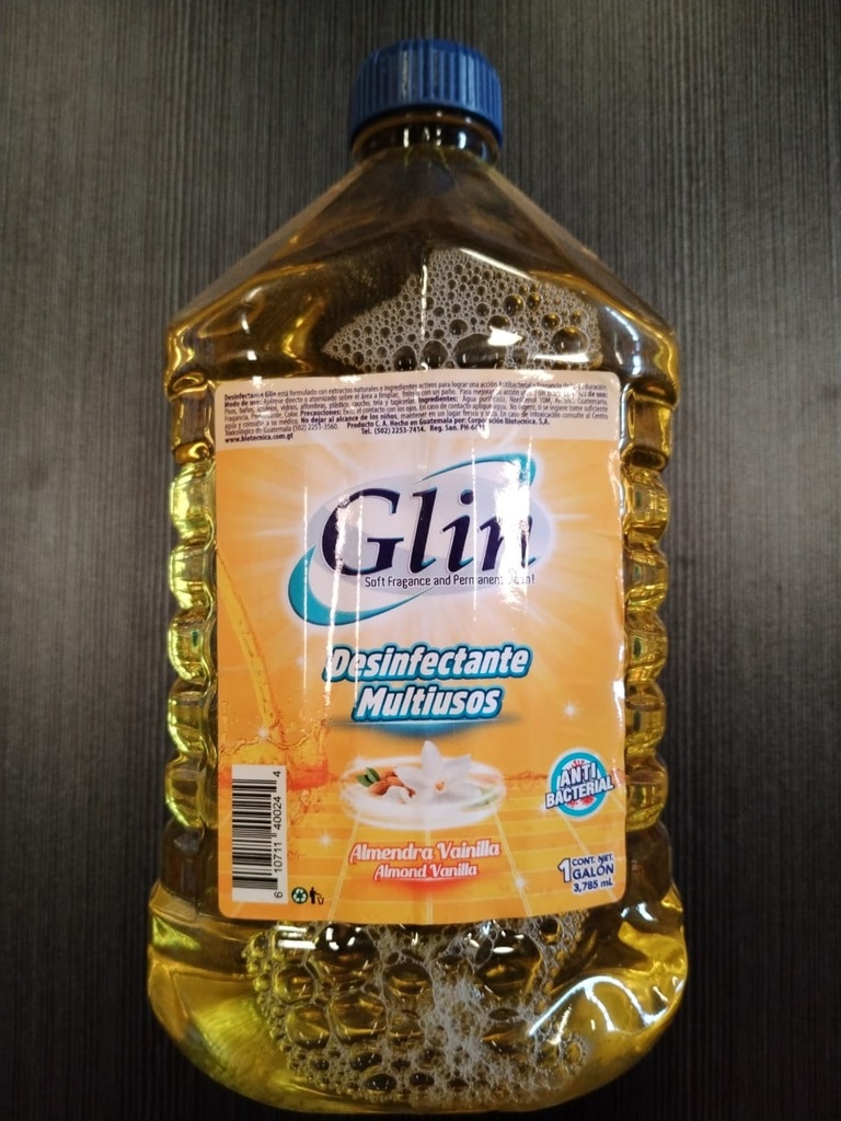 DESINFECTANTE GLIN ALMENDRA VAINILLA GALON 