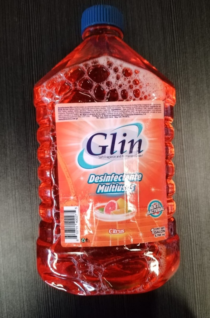 DESINFECTANTE GLIN GALON CITRUS