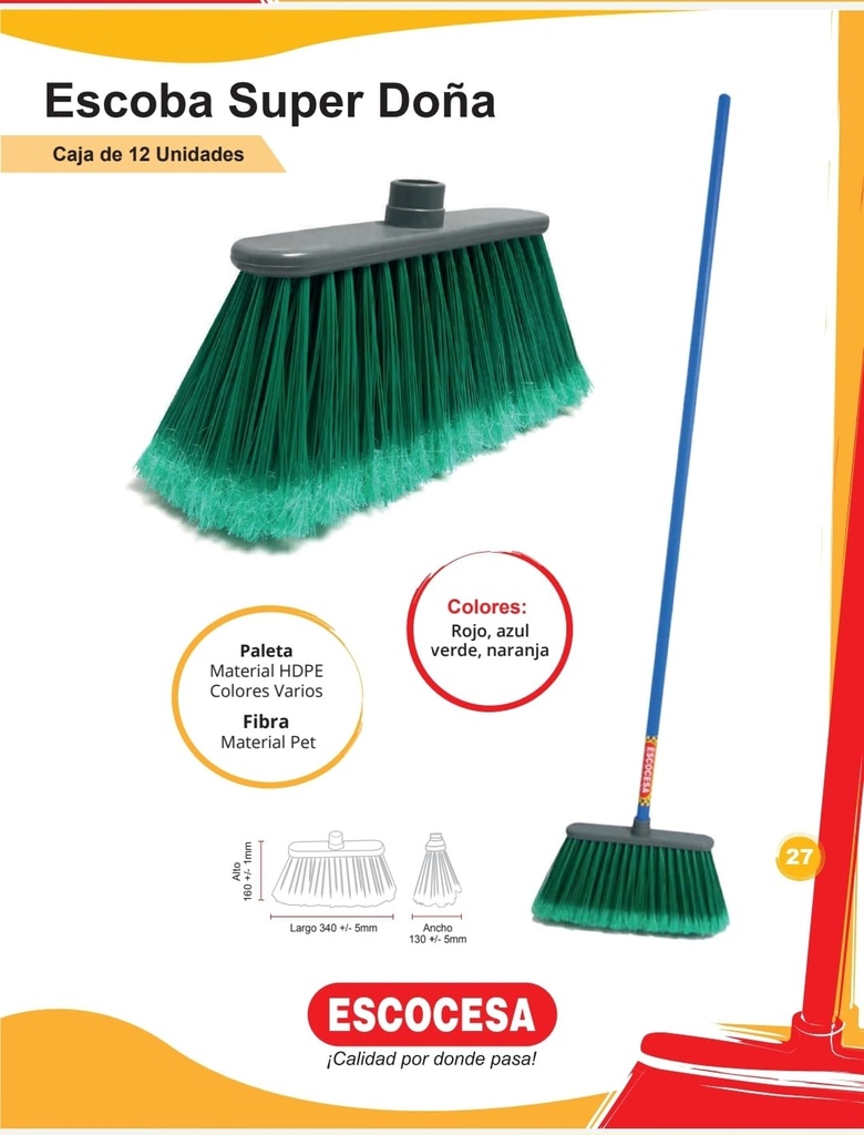 ESCOBA SUPER DOÑA ESCOCESA