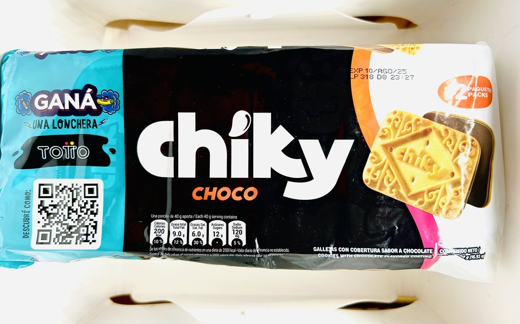 GALLETA POZUELO CHIKY 480 G CHOCOLATE 