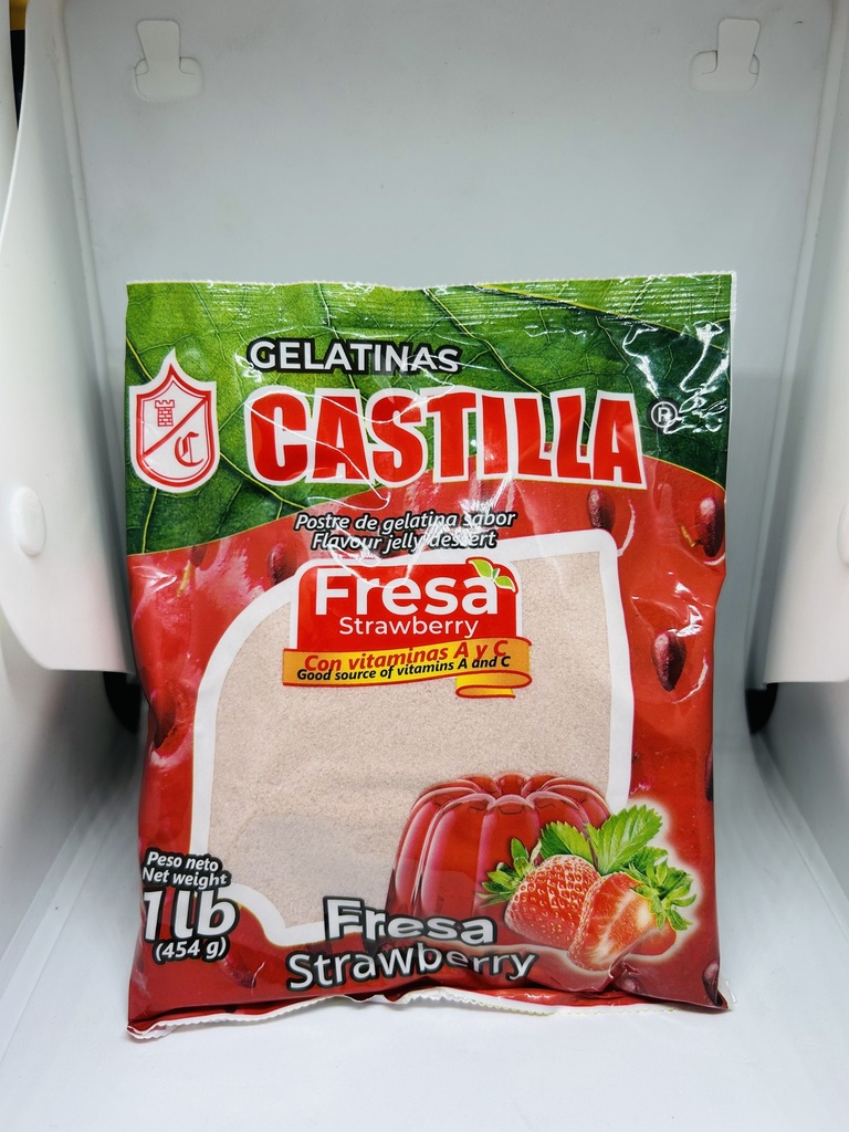 GELATINA CASTILLA FRESA LB