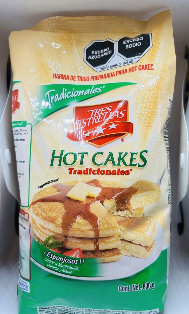 HOT CAKE TRES ESTRELLAS 800 GR