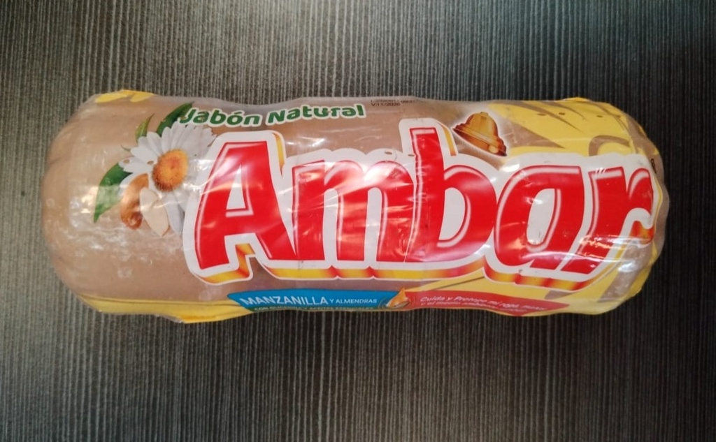 JABON AMBAR MANZANILLA 1140 GRS 3PACK