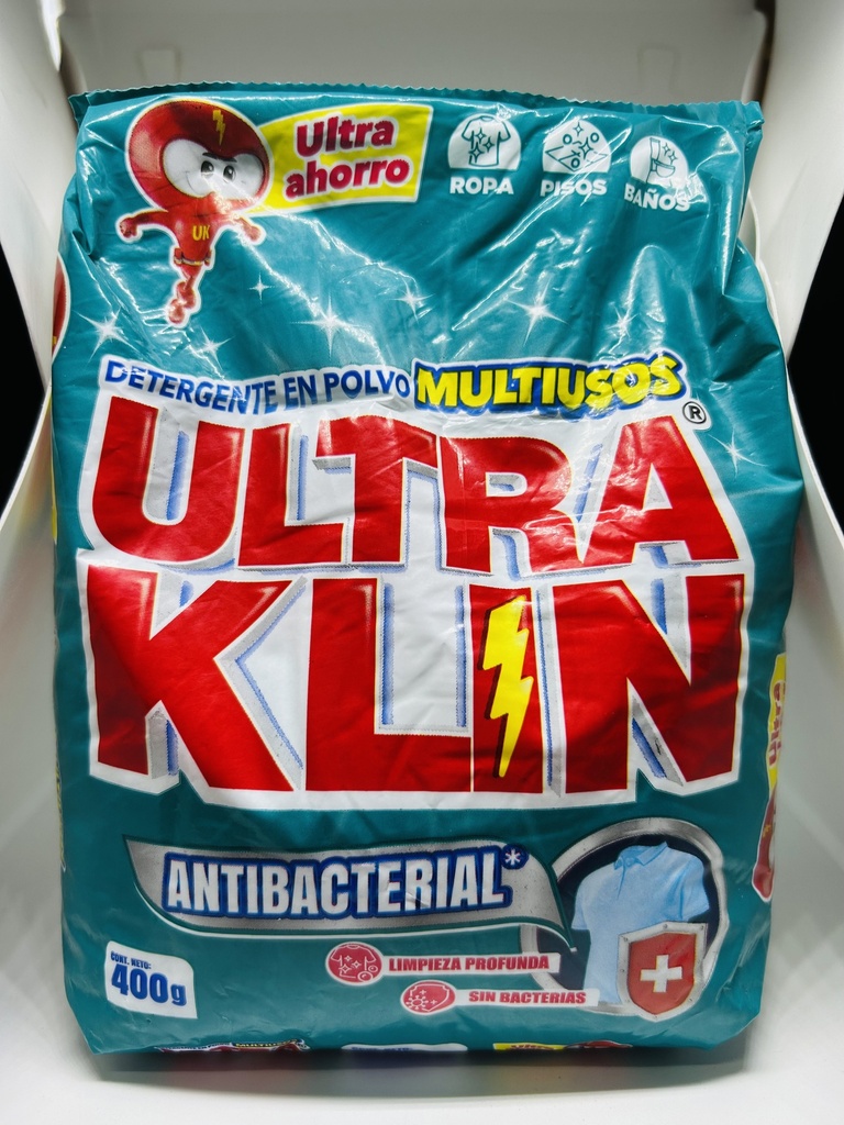 DETERGENTE ULTRA KLIN ANTIBACTERIAL 400 G