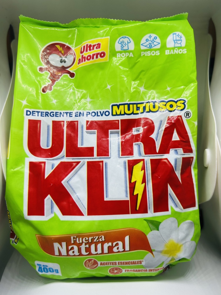 DETERGENTE ULTRA KLIN FUERZA NATURAL 400