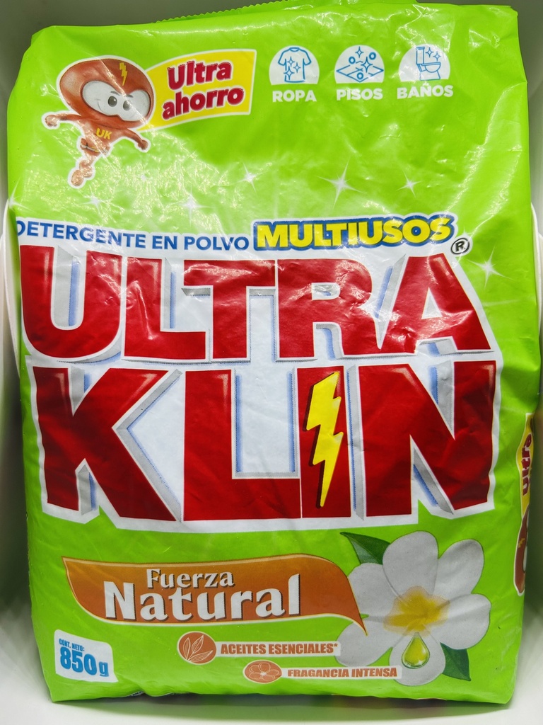 DETERGENTE ULTRA KLIN NATURAL  850