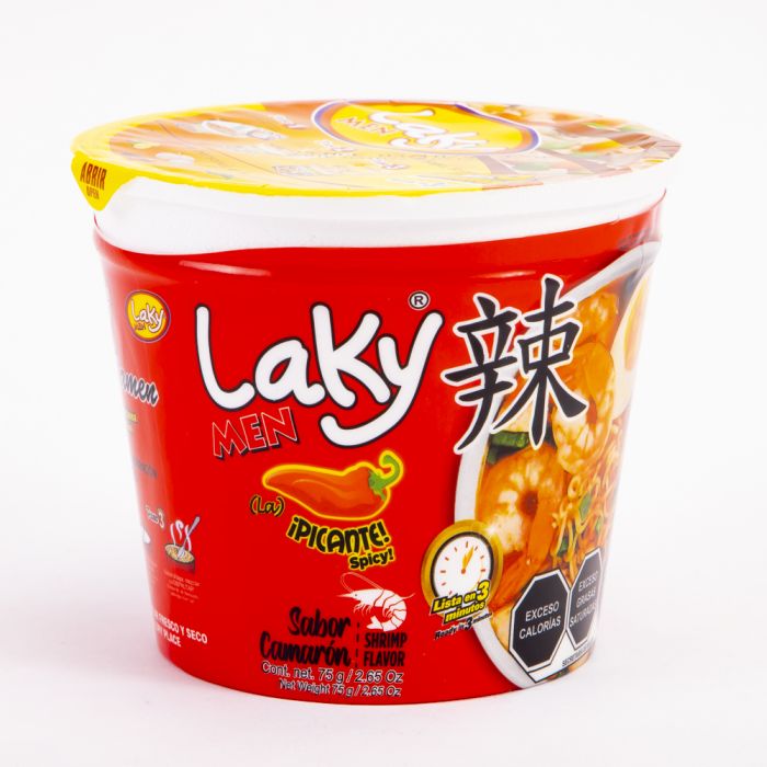 SOPA LAKY CUP 75 G CAMARON PICANTE/12´S