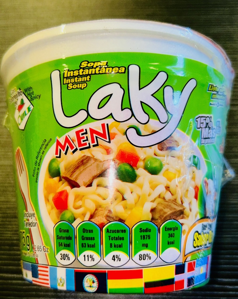 SOPA LAKY CUP 75 G res/12´S