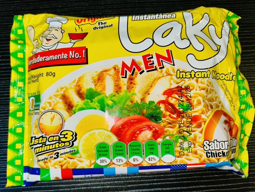 SOPA LAKY MEN SOBRE 80 G POLLO