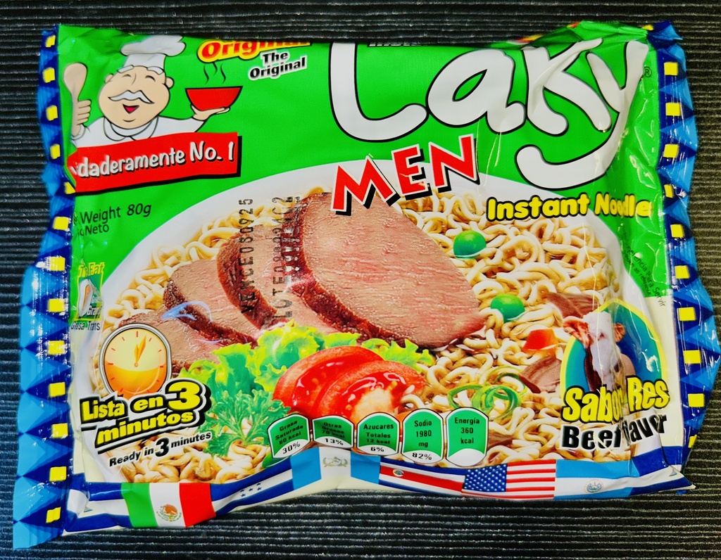 SOPA LAKY MEN SOBRE 80 G RES/24´S
