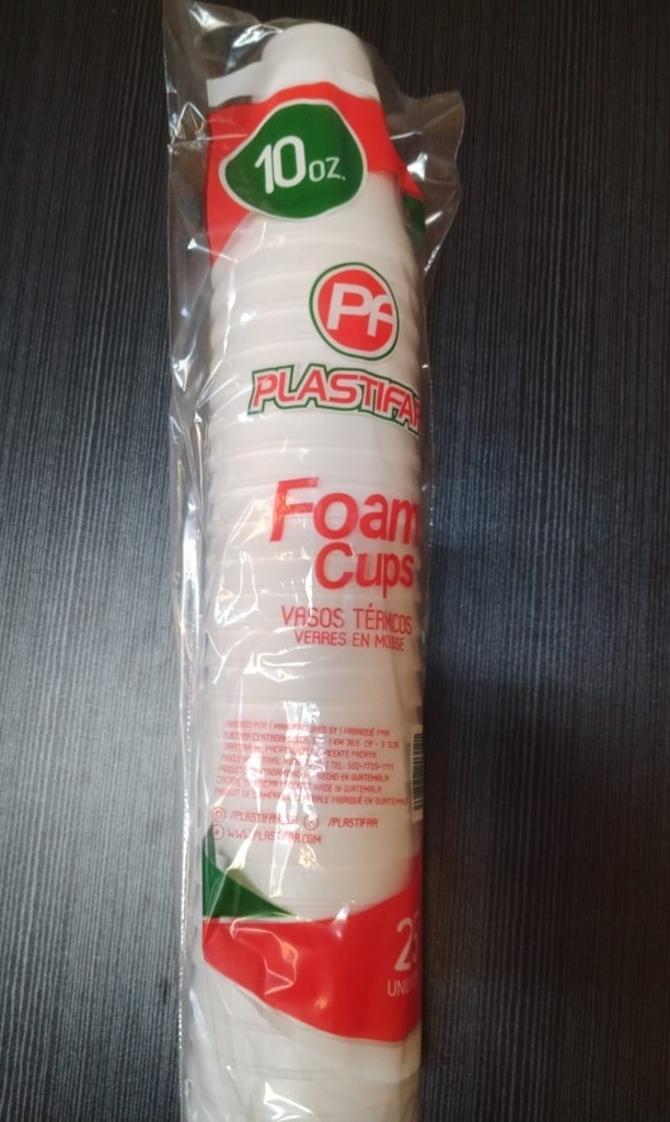 VASO DUROPORT 10 25'S PLASTIFAR