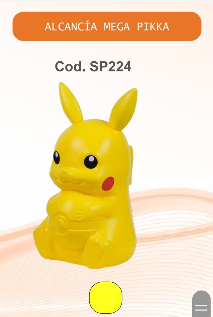 ALCANCIA MEGA PIKACHU 45CM