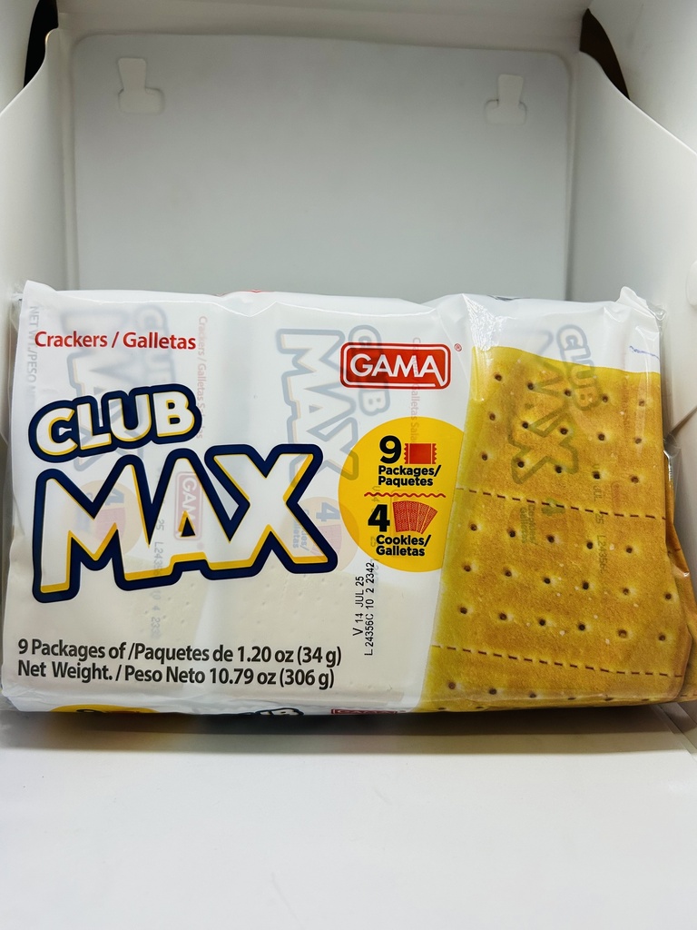 GALLETA GAMA CLUB MAX 306 G