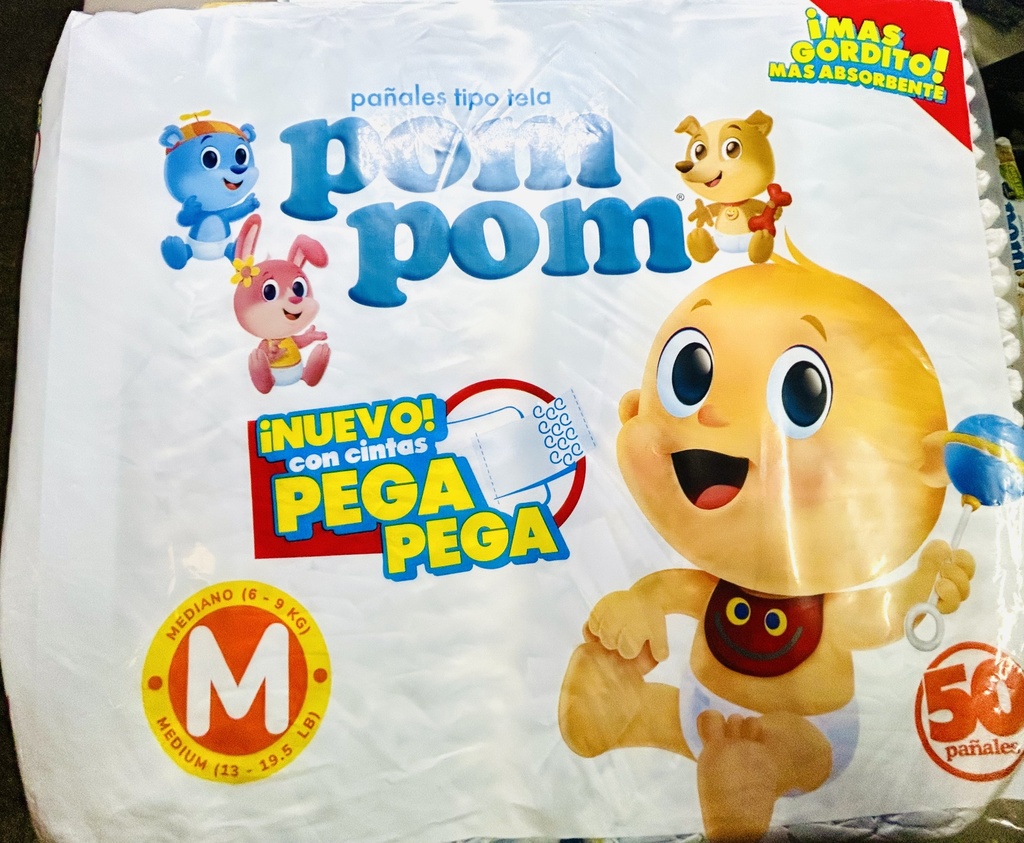 PAÑAL POM POM M/50´S