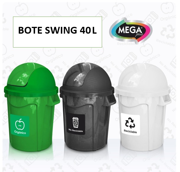 BOTE SWING 40 LT REDONDO VARIEDAD