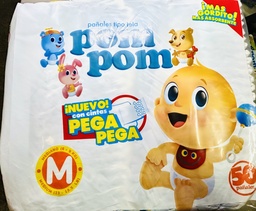 [PANALM50] PAÑAL POM POM M/50´S