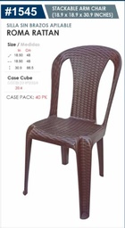 [SILLATURIN] SILLA ROMA RATAN COLOR SURTIDO