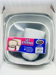 [ETERNO] SET 4 PZS ETERNO COLOR VARIADO