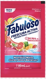 [ROJO] FABULOSO ULTRA CITRICOS Y FRUTAS 80 ML/12´S
