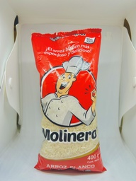[AR400] ARROZ MOLINERO 400 G BLANCO