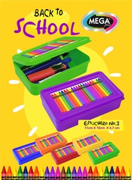 [ESTUCHEROCRAYON] ESTUCHE CRAYON COLORES VARIADOS