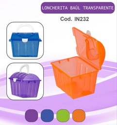 [LOCHBAUL] LONCHERA BAUL TRANSPARENTE